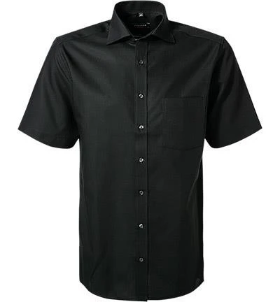 ETERNA modern fit 1/2 Arm Kent 1100/C187/39 Kurzarmhemd, Popeline, Schwarz 1 ETERNA modern fit 1/2 Arm Kent 1100/C187/39 Kurzarmhemd, Popeline, Schwarz