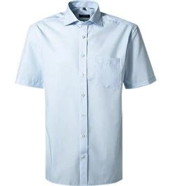 ETERNA modern fit 1/2 Arm Kent 1100/C187/10 Kurzarmhemd, Popeline, Hellblau