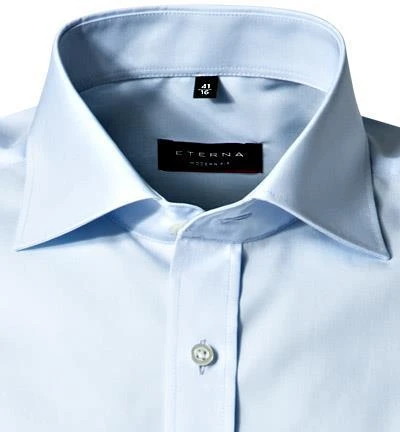 ETERNA modern fit 1/2 Arm Kent 1100/C187/10 Kurzarmhemd, Popeline, Hellblau 2 ETERNA modern fit 1/2 Arm Kent 1100/C187/10 Kurzarmhemd, Popeline, Hellblau – Bild 2