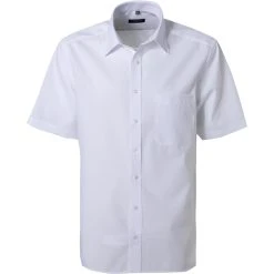 ETERNA comfort fit 1/2 Arm Kent 1100/K198/00 Kurzarmhemd, Popeline, Weiß