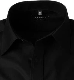 ETERNA Hemd 1100/K198/39 Kurzarmhemd, Comfort Fit, Popeline, Schwarz -hemdenverkauf 87929 norm2