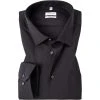 Seidensticker Hemd 001000/84 Regular Fit, Popeline, Schwarz