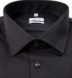 Seidensticker Hemd 001000/84 Regular Fit, Popeline, Schwarz -hemdenverkauf 89567 norm2