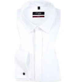 Seidensticker Modern Kent UMA 001034/01 Hemd, Modern Fit, Popeline, Weiß -hemdenverkauf 89587 norm