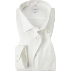 Seidensticker Hemd 001000/21 Regular Fit, Popeline, Creme