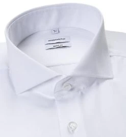 Seidensticker Modern Hai 0014/01 Hemd, Regular Fit, Baumwollel, Weiß 8 Seidensticker Modern Hai 0014/01 Hemd, Regular Fit, Baumwollel, Weiß -hemdenverkauf 90132 norm2