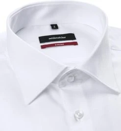 Seidensticker Modern Kent 0001/01 Kurzarmhemd, Modern Fit, Baumwolle, Weiß -hemdenverkauf 90186 norm2