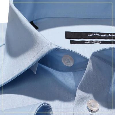 Seidensticker Hemd 0000/48 Modern Fit, Baumwolle, Bleu, Hellblau 1 Seidensticker Hemd 0000/48 Modern Fit, Baumwolle, Bleu, Hellblau
