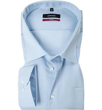 Seidensticker Hemd 0000/48 Modern Fit, Baumwolle, Bleu, Hellblau 4 Seidensticker Hemd 0000/48 Modern Fit, Baumwolle, Bleu, Hellblau – Bild 4