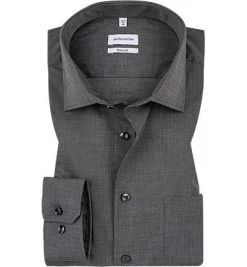 Seidensticker Hemd 0000/67 Regular Fit, Baumwolle, Grau -hemdenverkauf 90195 norm