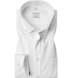 Seidensticker Modern B.D. 0002/01 Hemd, Regular Fit, Baumwolle, Weiß -hemdenverkauf 90206 norm