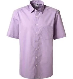 OLYMP Hemd Luxor Comfort Fit 5131/12/71 Kurzarmhemd, Chambray, Flieder, Lila