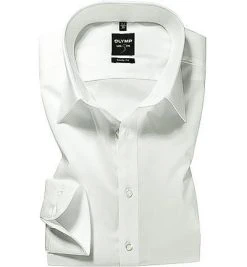 OLYMP Hemd Level Five Body Fit EL 6090/69/00 Popeline, Extra langer Arm, Weiß