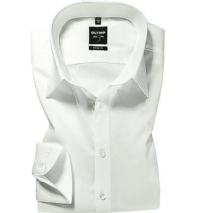 OLYMP Hemd Level Five Body Fit EL 6090/69/00 Popeline, Extra langer Arm, Weiß 1 OLYMP Hemd Level Five Body Fit EL 6090/69/00 Popeline, Extra langer Arm, Weiß