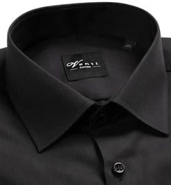 Venti Kent Modern Fit 69 EL 001489/80 Hemd, Popeline, Extra langer Arm, Schwarz -hemdenverkauf 97897 norm2