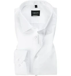 Venti Kent Modern Fit 72 EL weiß 001482/0 Hemd, Baumwolle, Extra langer Arm