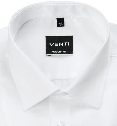 Venti Kent Modern Fit 72 EL weiß 001482/0 Hemd, Baumwolle, Extra langer Arm 2 Venti Kent Modern Fit 72 EL weiß 001482/0 Hemd, Baumwolle, Extra langer Arm – Bild 2