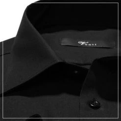 Venti Kent Modern Fit 72 EL schwarz 001482/80 Hemd, Baumwolle, Extra langer Arm